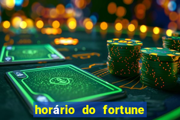 horário do fortune rabbit hoje