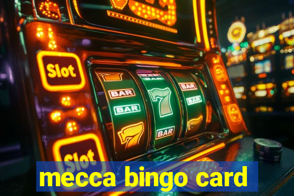 mecca bingo card