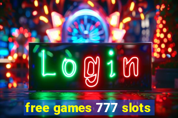 free games 777 slots