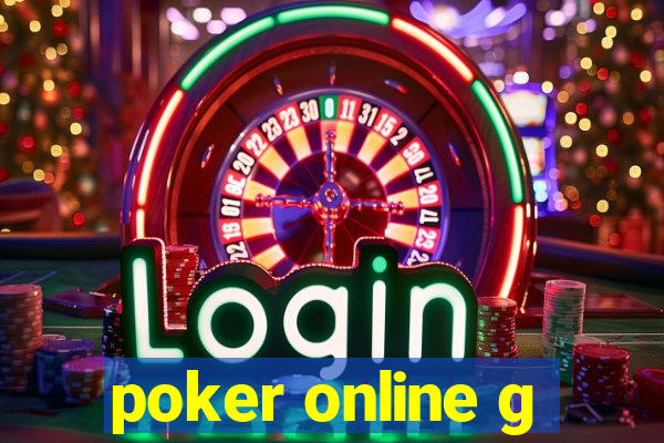 poker online g