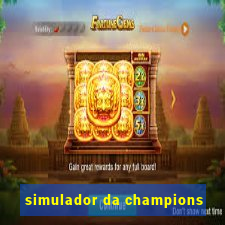 simulador da champions