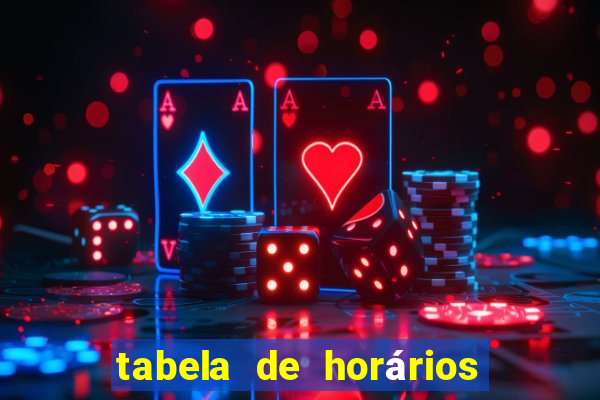 tabela de horários fortune tiger