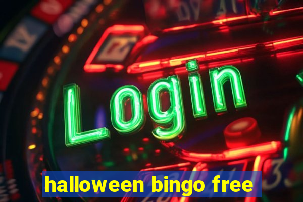 halloween bingo free