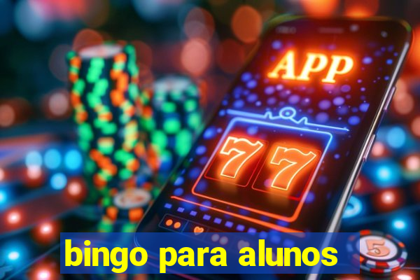 bingo para alunos