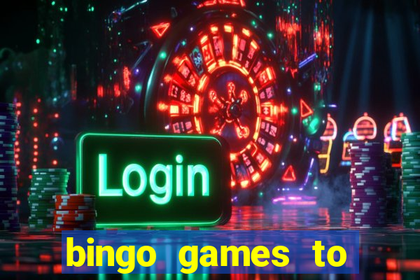 bingo games to play at home