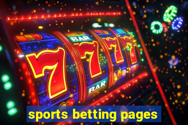 sports betting pages