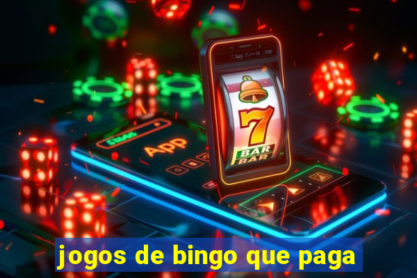 jogos de bingo que paga