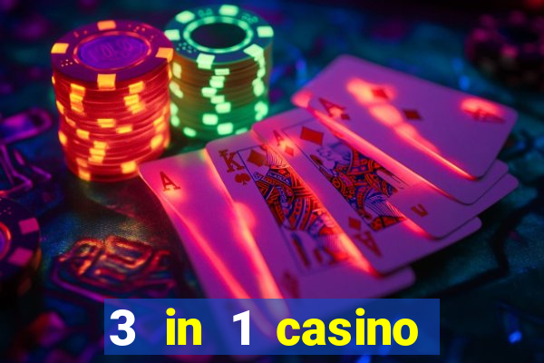 3 in 1 casino game table