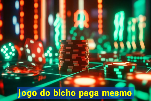 jogo do bicho paga mesmo