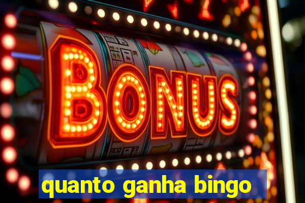 quanto ganha bingo