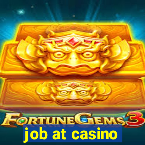 job at casino