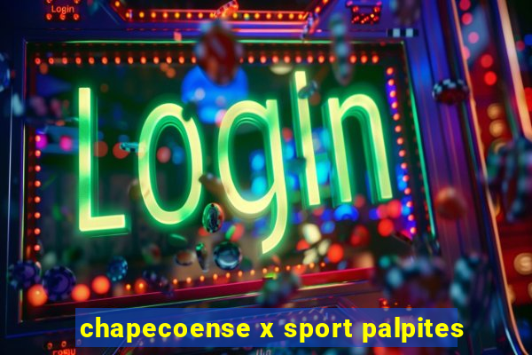 chapecoense x sport palpites