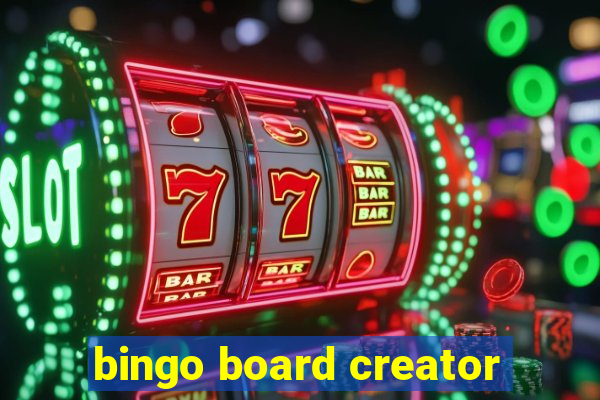 bingo board creator