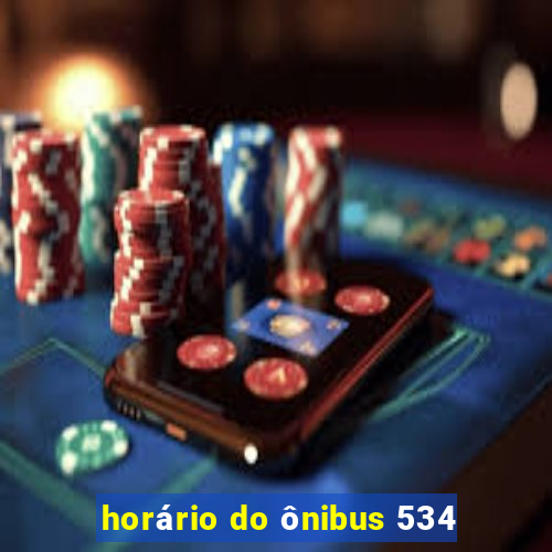 horário do ônibus 534