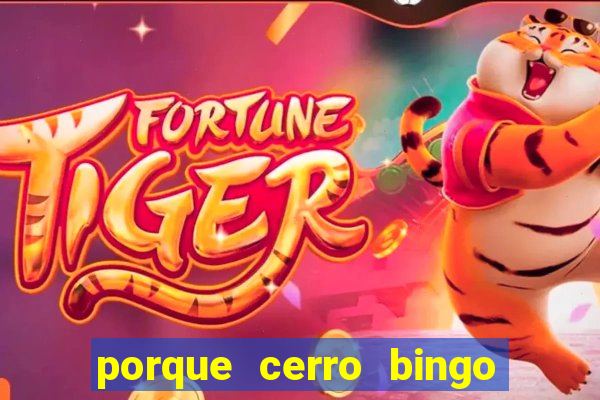 porque cerro bingo san martin