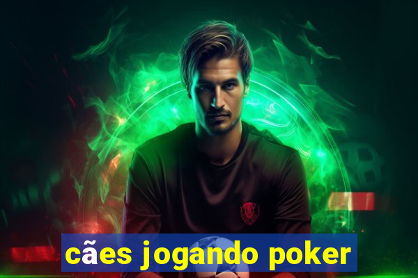 cães jogando poker