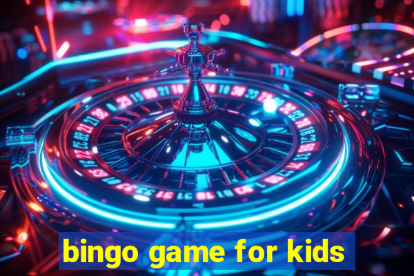 bingo game for kids