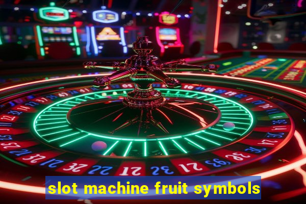 slot machine fruit symbols