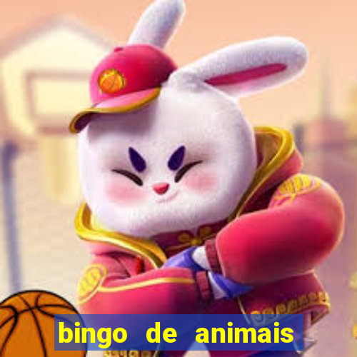 bingo de animais para educa??o infantil