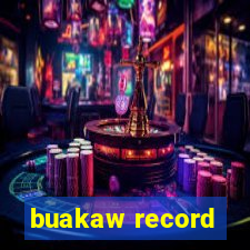 buakaw record