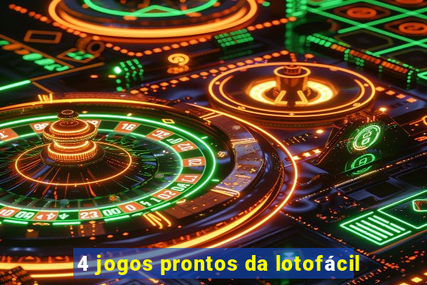 4 jogos prontos da lotofácil