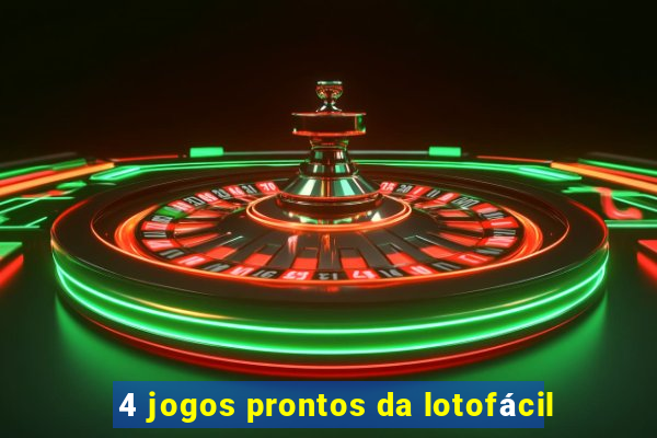 4 jogos prontos da lotofácil