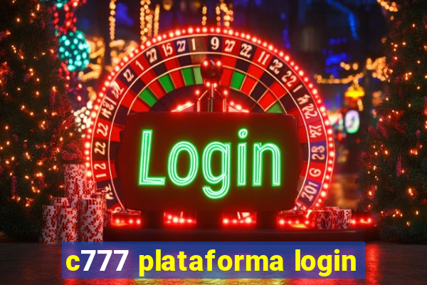 c777 plataforma login