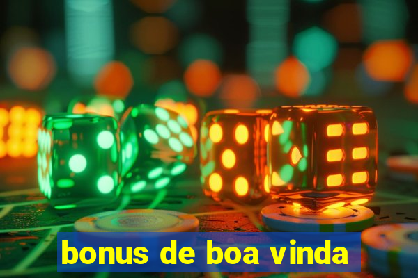 bonus de boa vinda