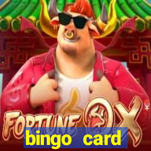 bingo card generator with pictures