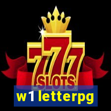 w1 letterpg