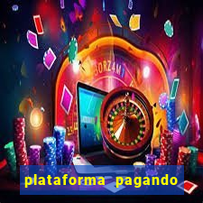 plataforma pagando no cadastro