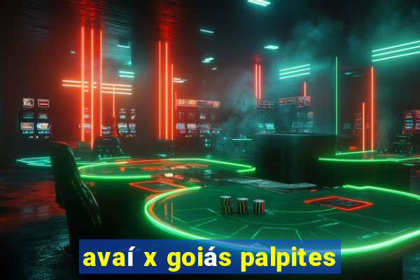 avaí x goiás palpites