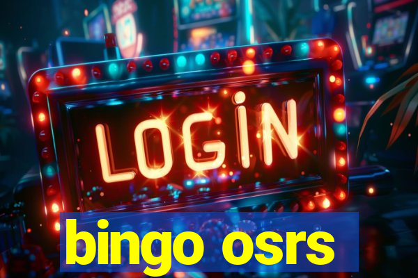 bingo osrs