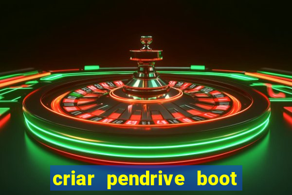 criar pendrive boot windows 10