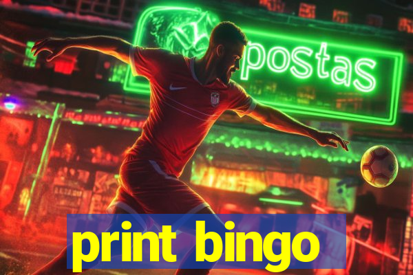 print bingo