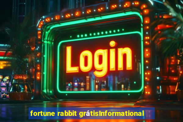 fortune rabbit grátisInformational