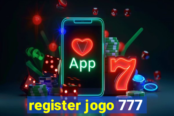 register jogo 777