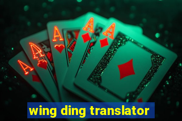 wing ding translator