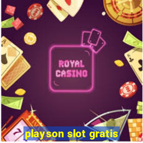 playson slot gratis