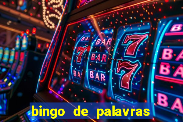 bingo de palavras de natal