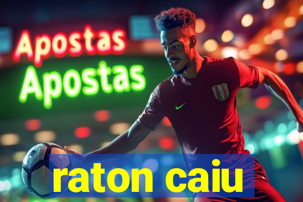 raton caiu