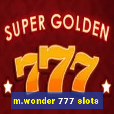 m.wonder 777 slots