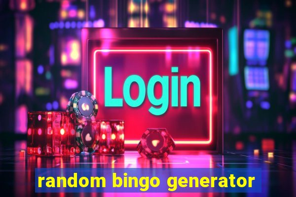 random bingo generator