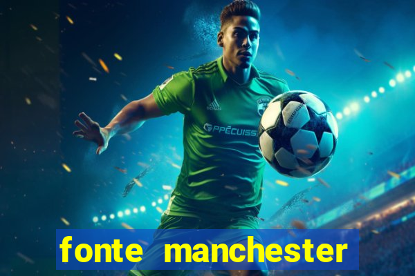 fonte manchester city download