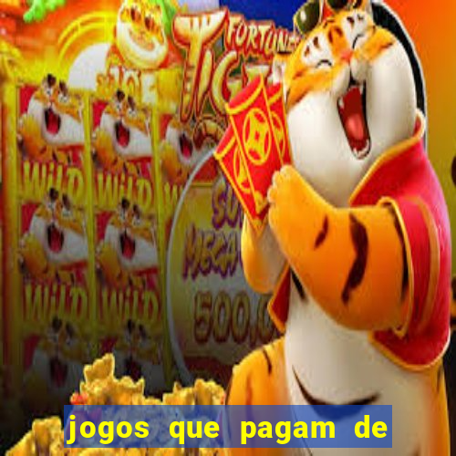 jogos que pagam de verdade no pix