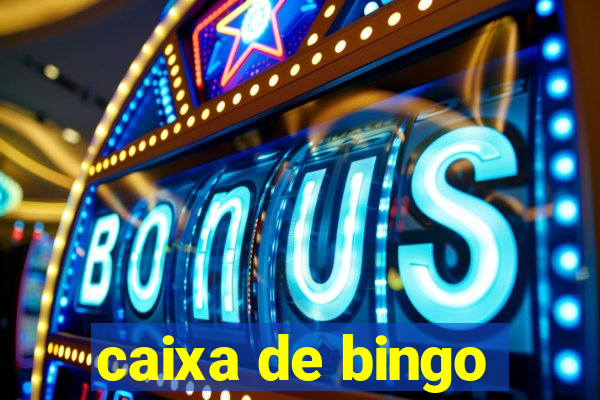 caixa de bingo