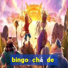 bingo chá de bebê excel