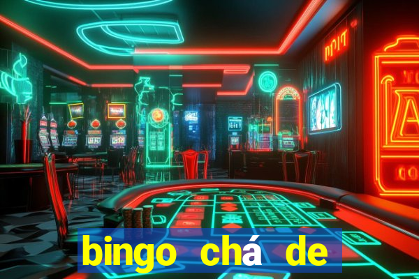 bingo chá de bebê excel