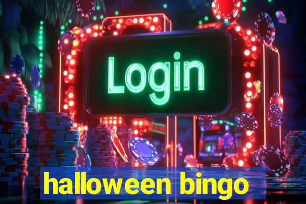 halloween bingo