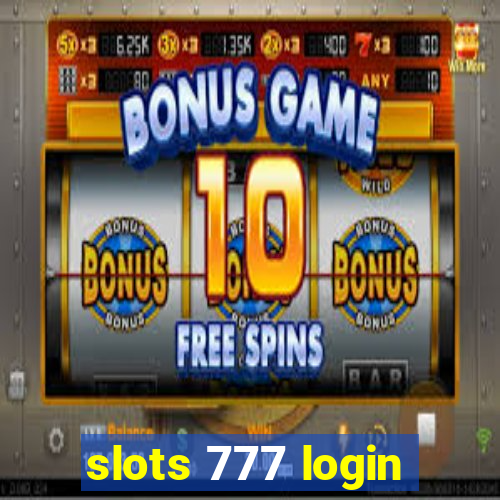 slots 777 login